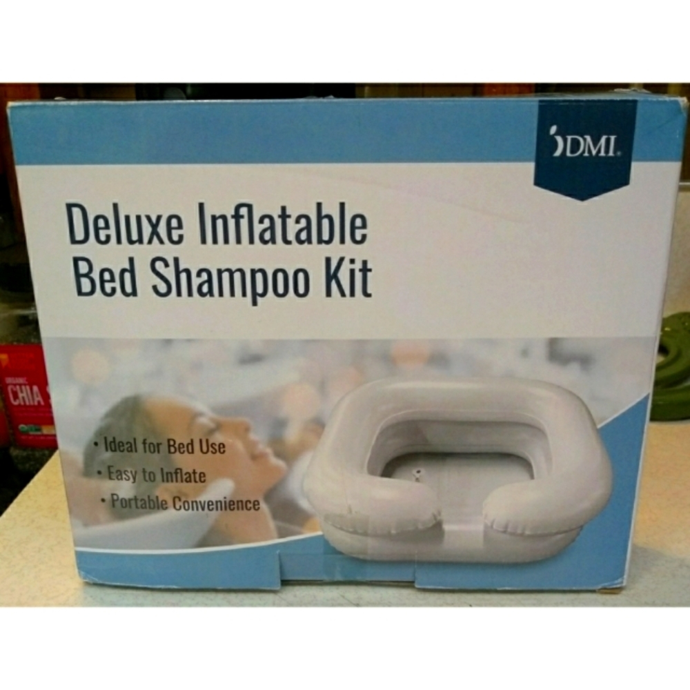 White Deluxe Inflatable bed Shampoo Kit